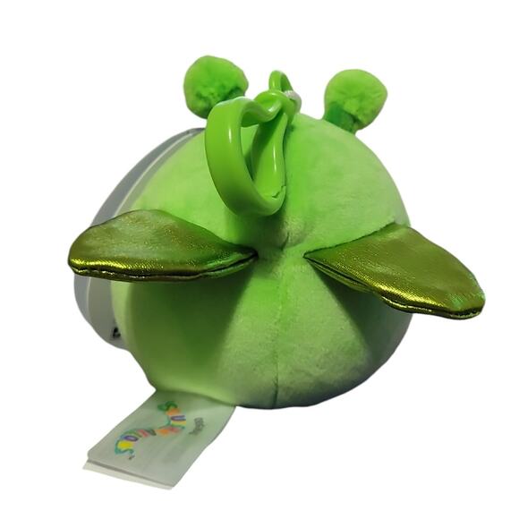 Squishmallows Trenton Mantis Plush Clip-On 3.5in Backpack Keychain Green Bug Toy - Picture 3 of 5